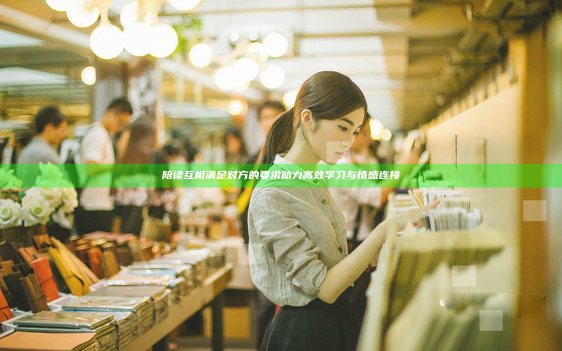 陪读互相满足对方的要求助力高效学习与情感连接