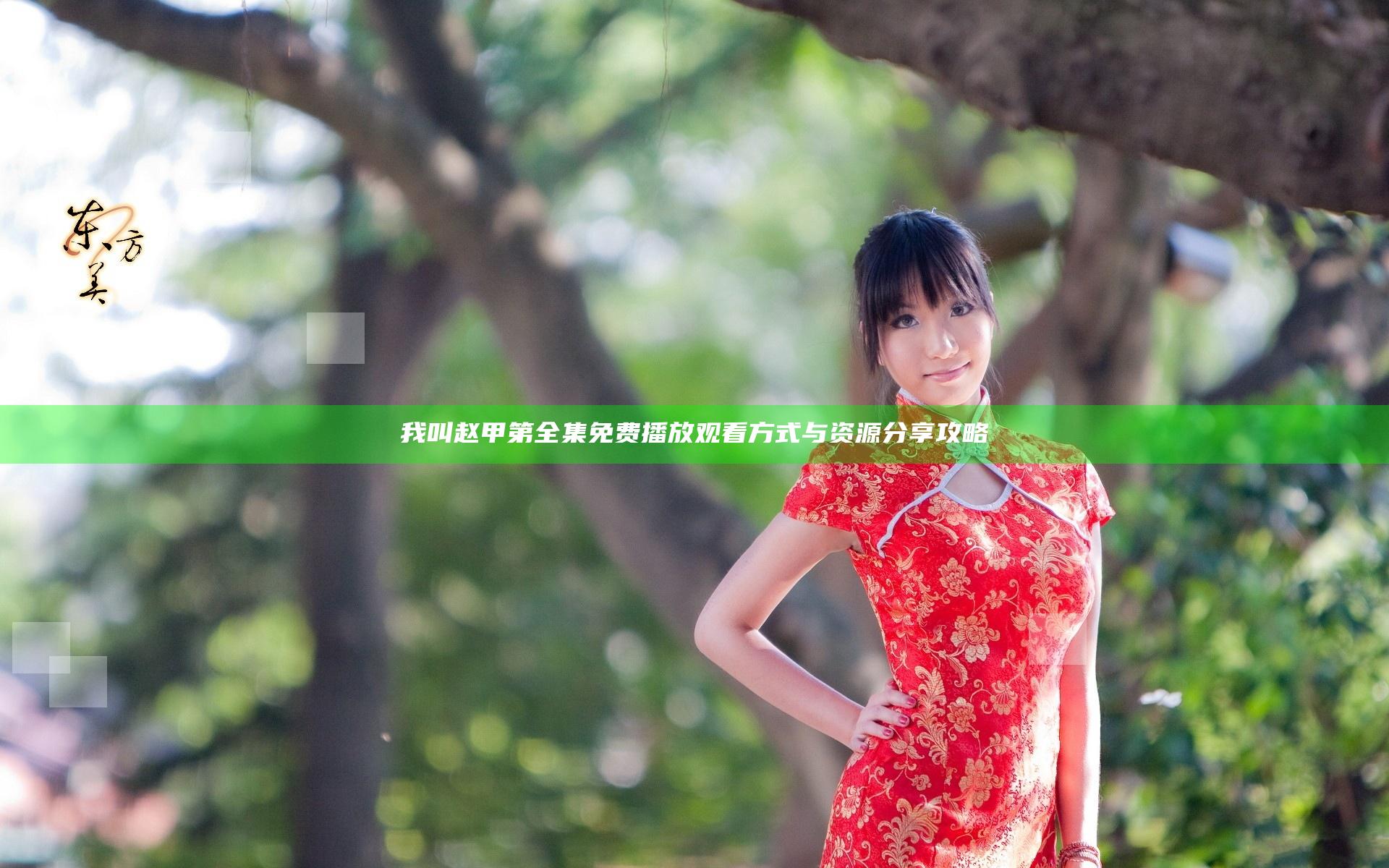 我叫赵甲第全集免费播放观看方式与资源分享攻略